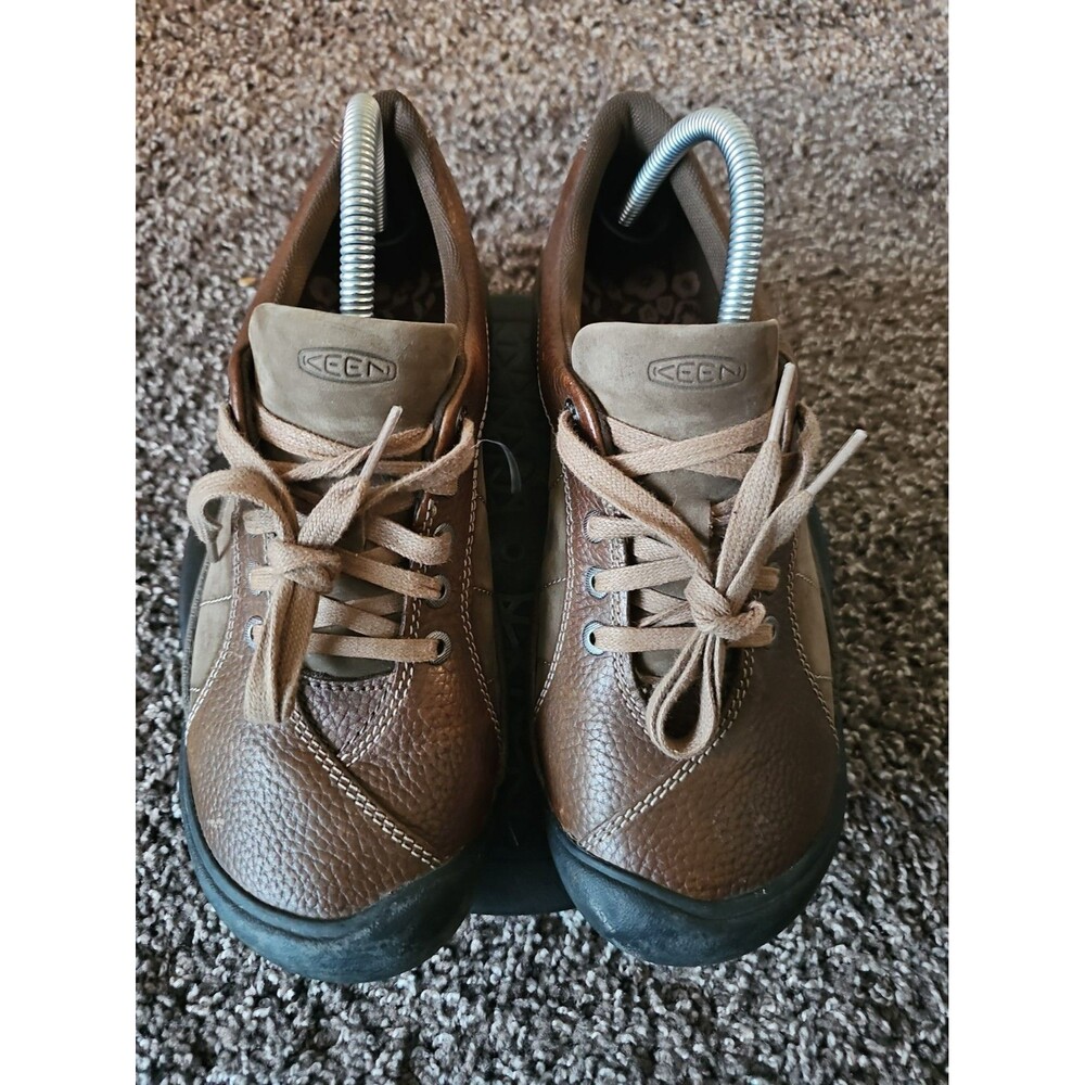 KEEN Presidio Oxford Brown Leather Women's US Size 9 Hiking/Casual Comfort Shoe